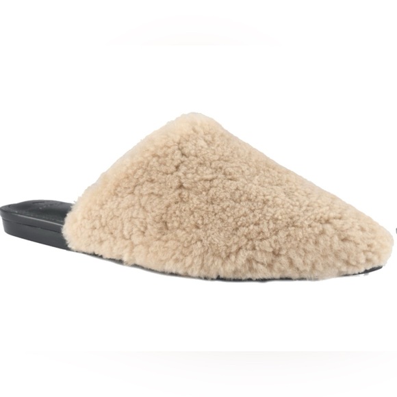 Marc Fisher LTD Sabrinna Shearling Mules - Picture 1 of 4